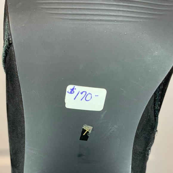 Steve Madden Black Ankle Booties Faux suede Size 7 Brand New - Picture 10 of 15